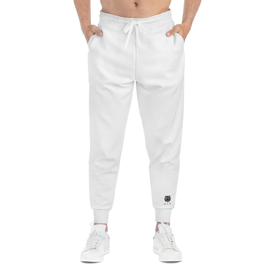 HFN White Athletic Joggers