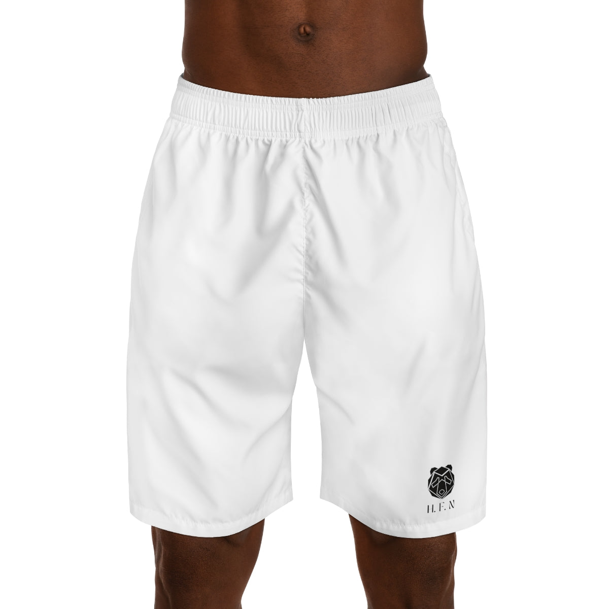 Herbalfitnetic Men's Jogger Shorts whte