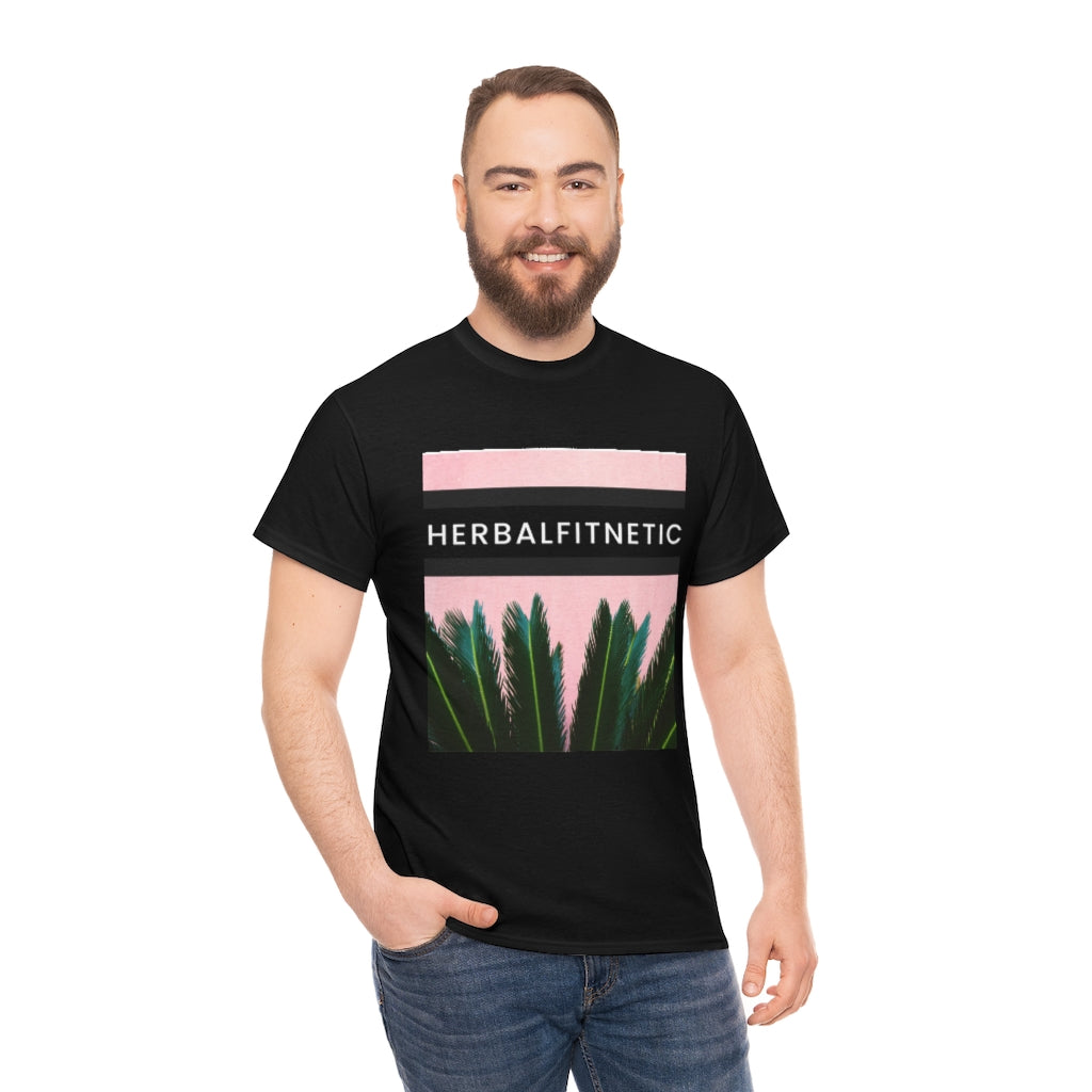 HFN Pnk Tropical Unisex Heavy Cotton Tee