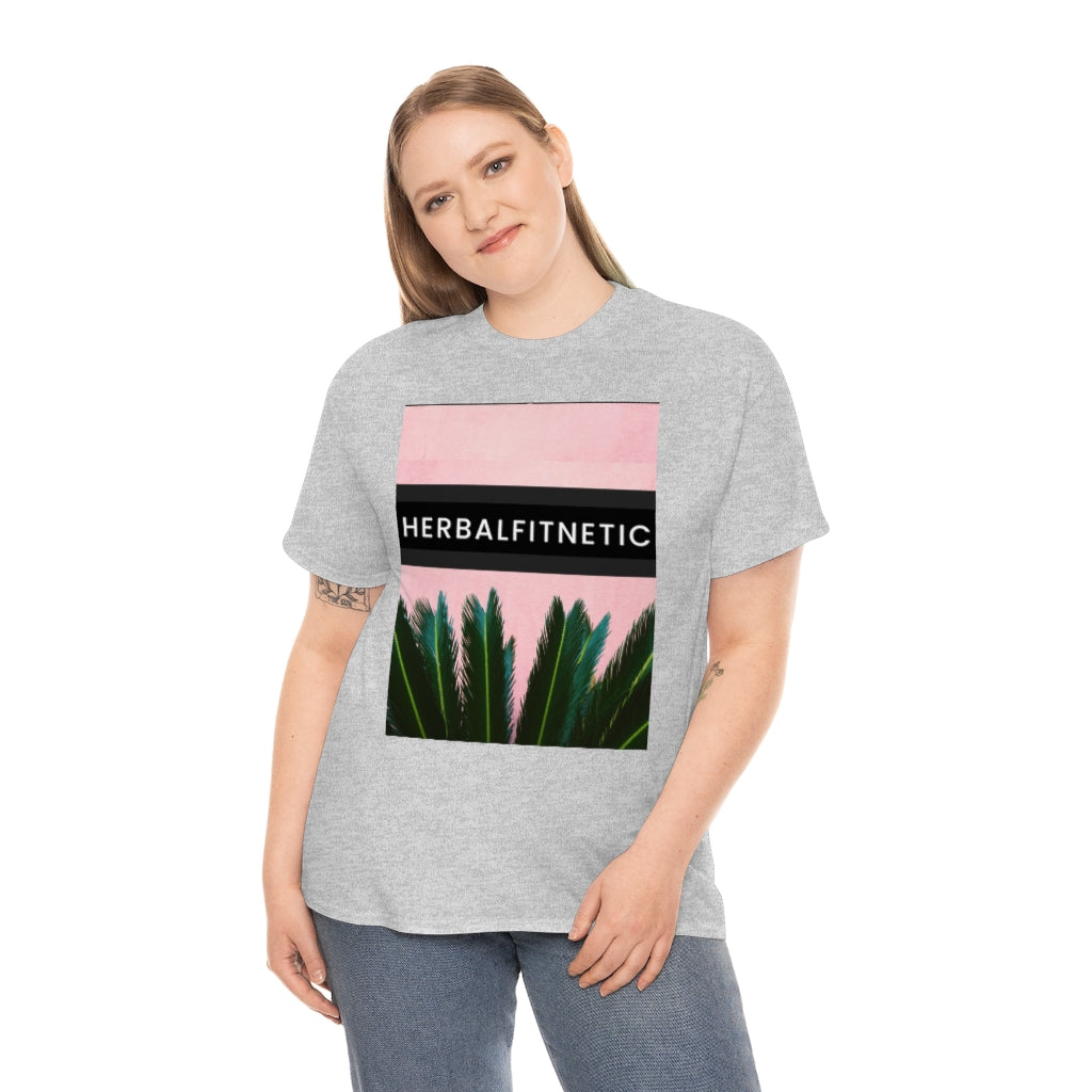 HFN Pnk Tropical Unisex Heavy Cotton Tee