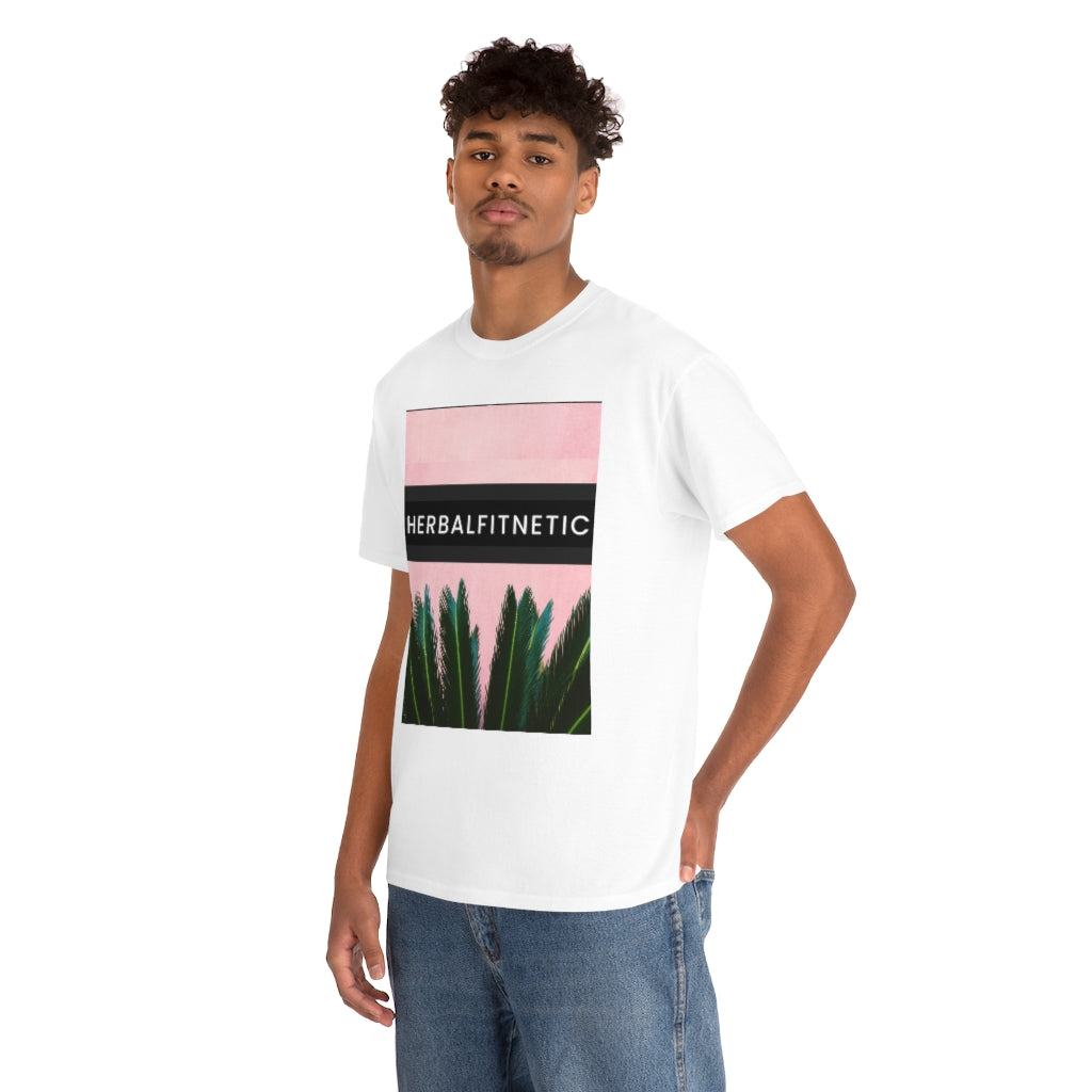 HFN Pnk Tropical Unisex Heavy Cotton Tee