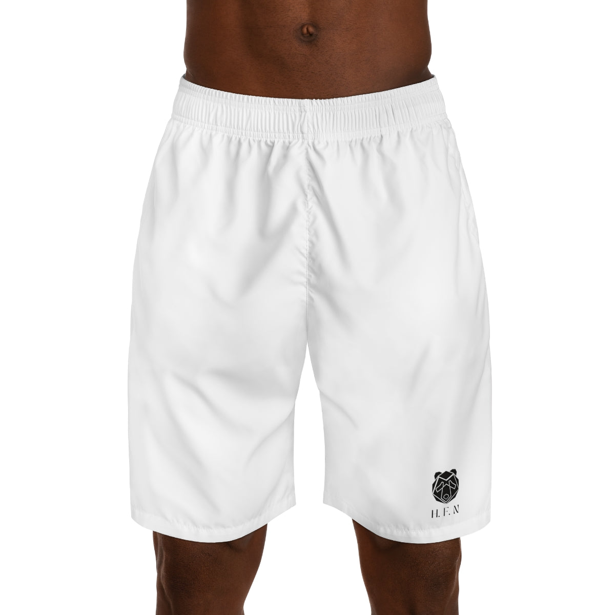 Herbalfitnetic Men's Jogger Shorts whte