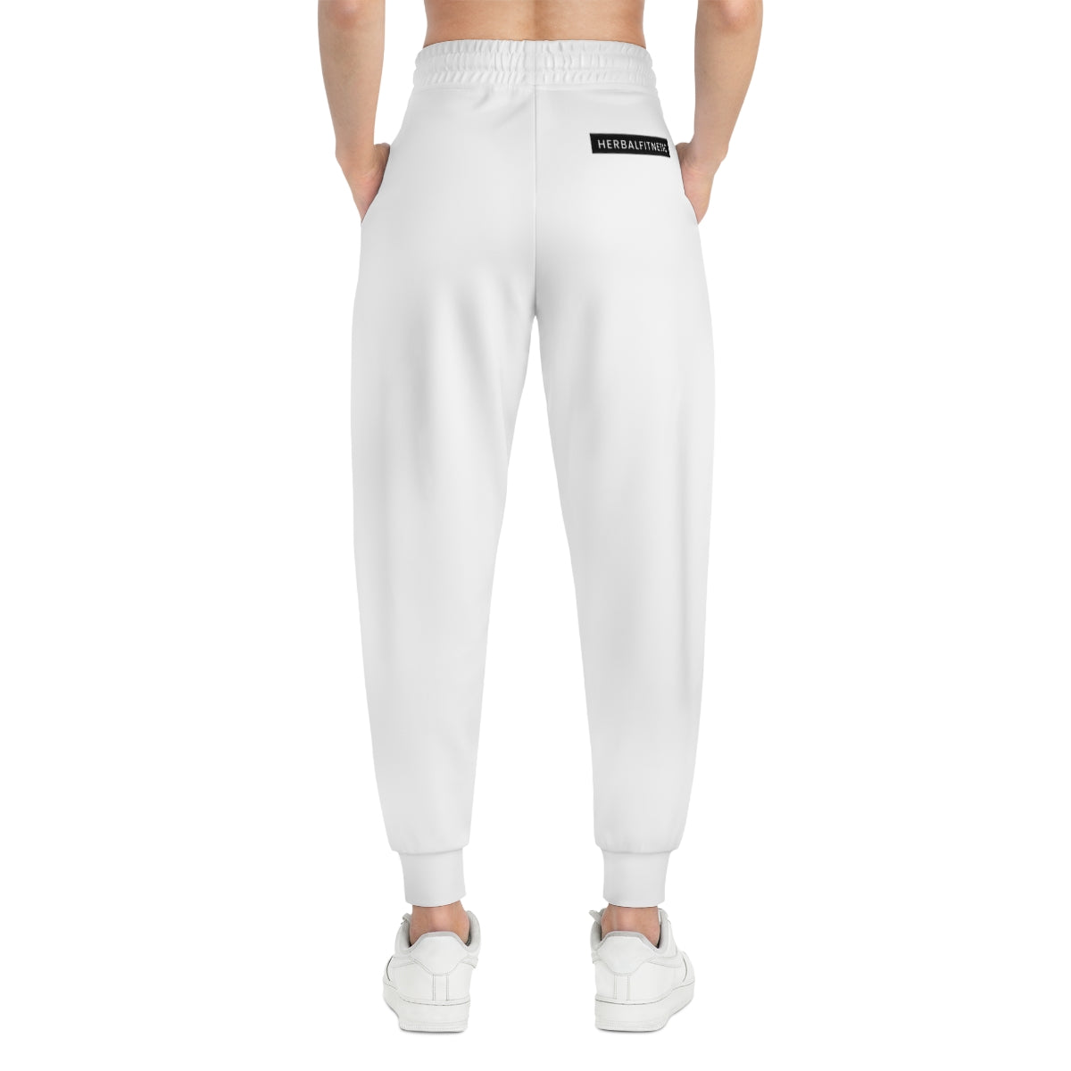 HFN White Athletic Joggers