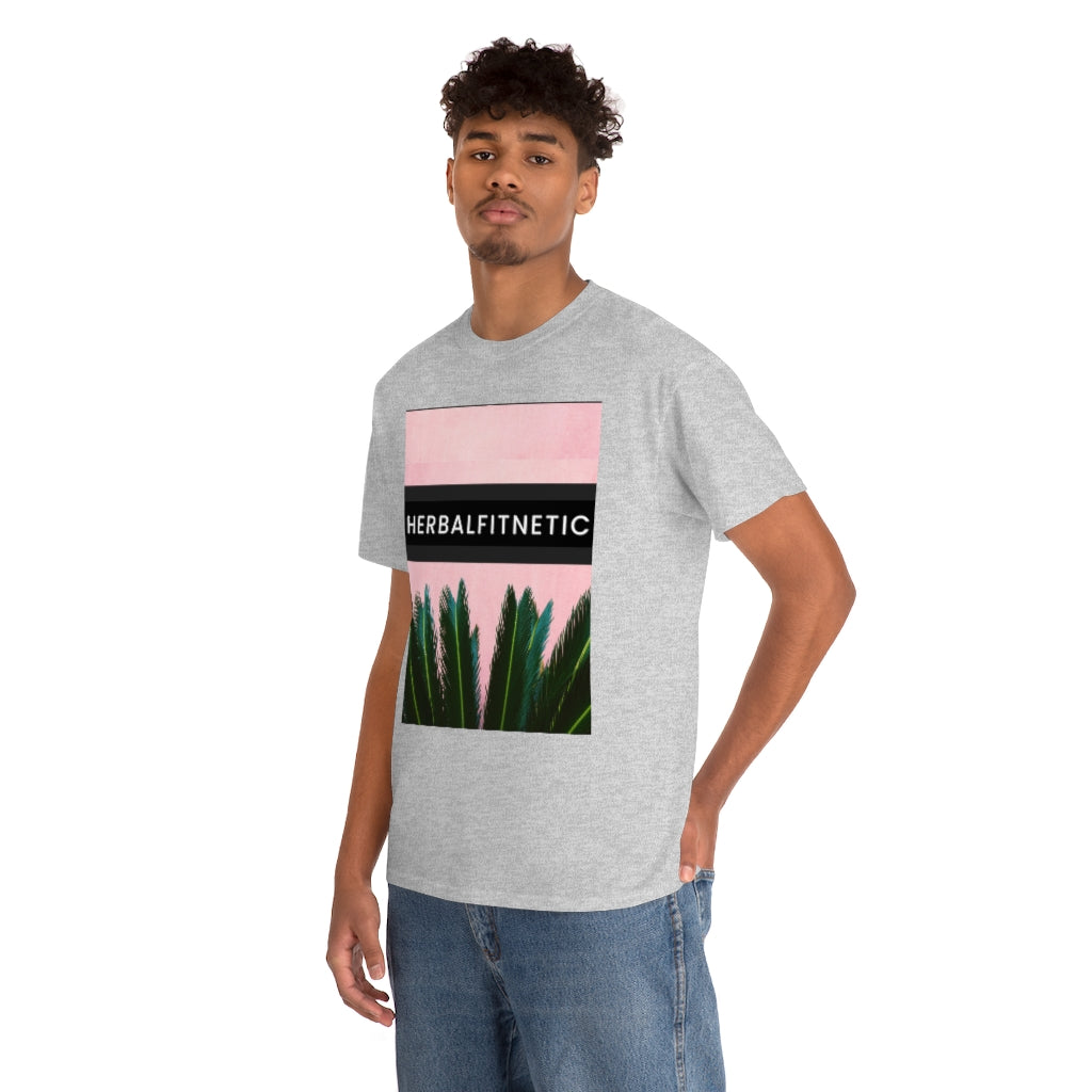 HFN Pnk Tropical Unisex Heavy Cotton Tee