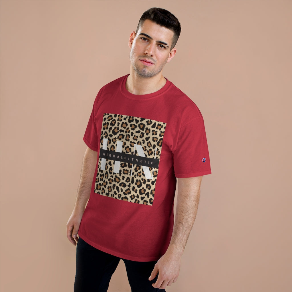 HFN Leopard Print Champion T-Shirt