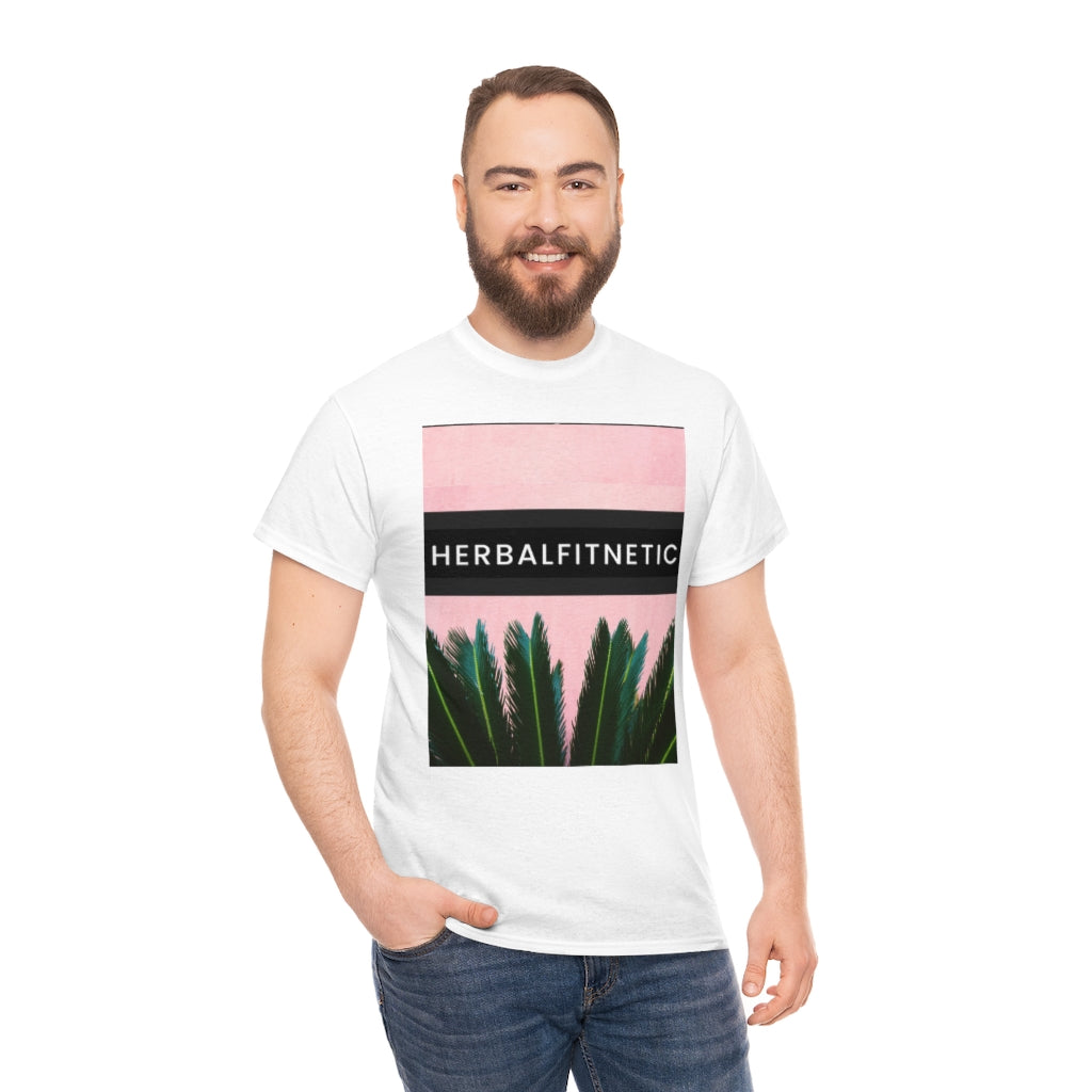 HFN Pnk Tropical Unisex Heavy Cotton Tee