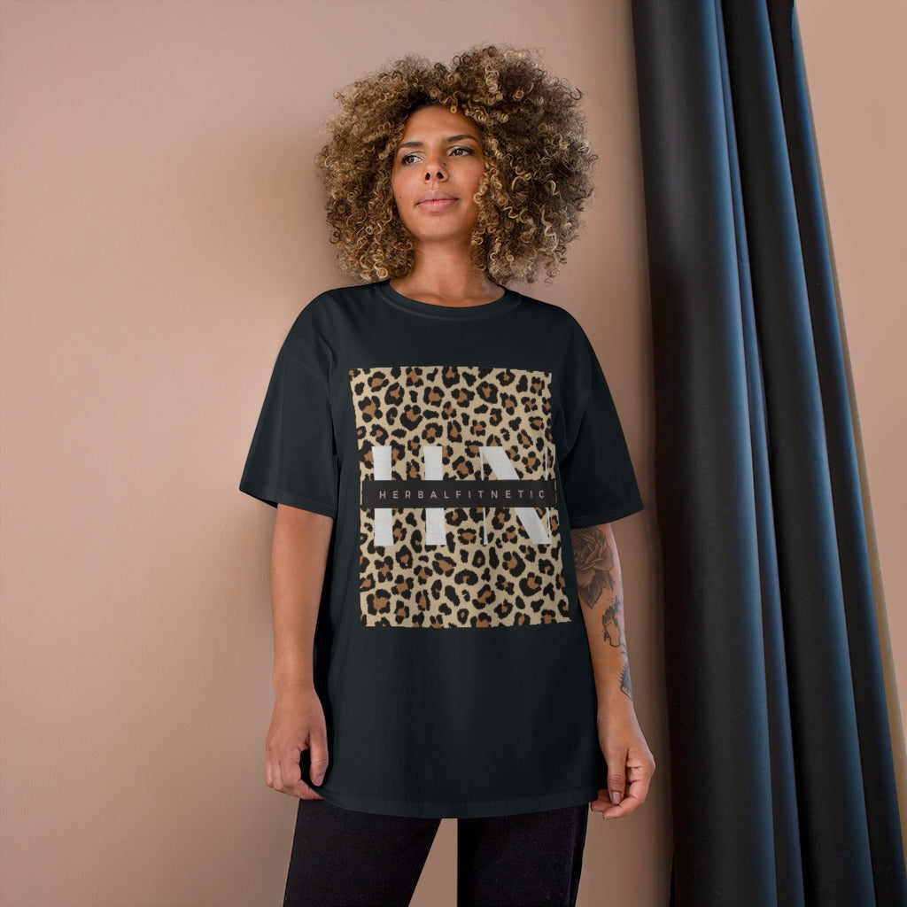 HFN Leopard Print Champion T-Shirt