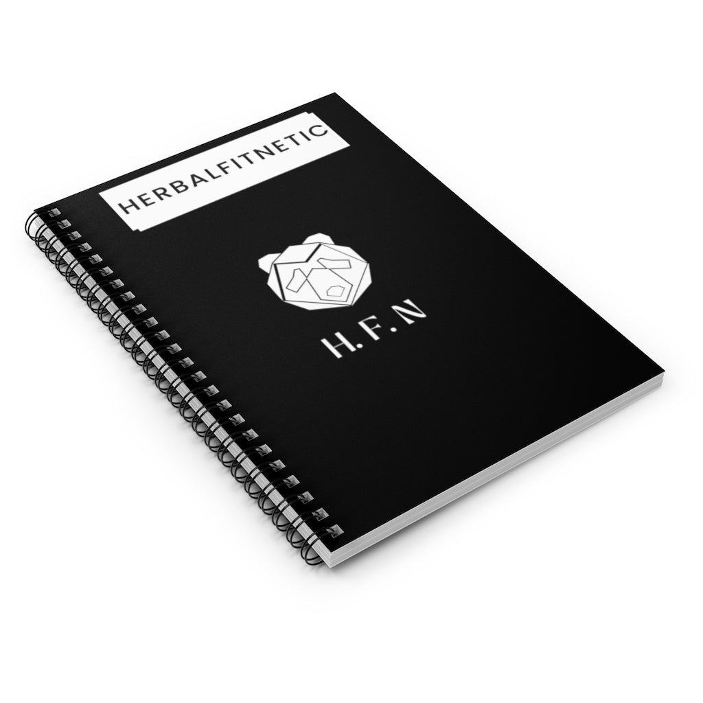 HFN Ruled Panda Spiral Notebook - Ruled Line