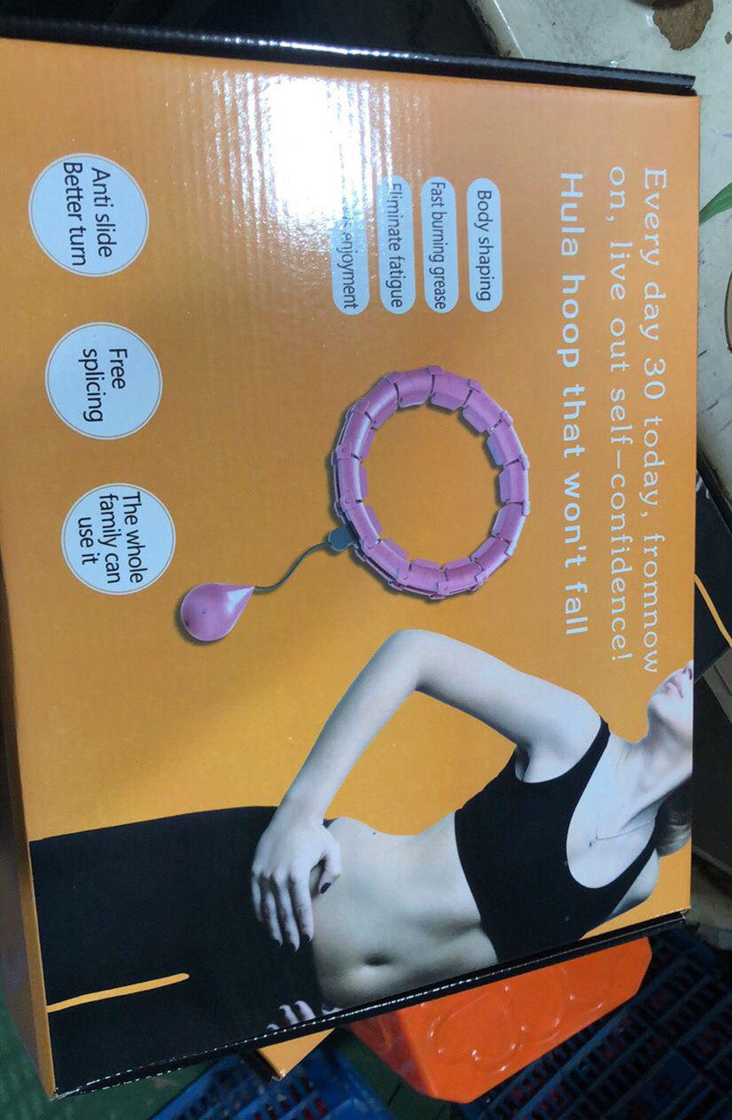 Adjustable Fitness Weighted Hoop